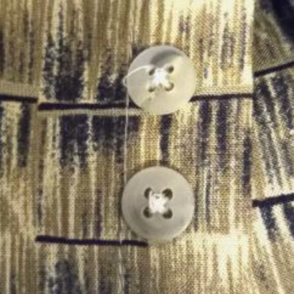 Campia Moda Men’s Hawaiian Shirt Size L Short Sleeve Button Front Collar EUC - Picture 8 of 15